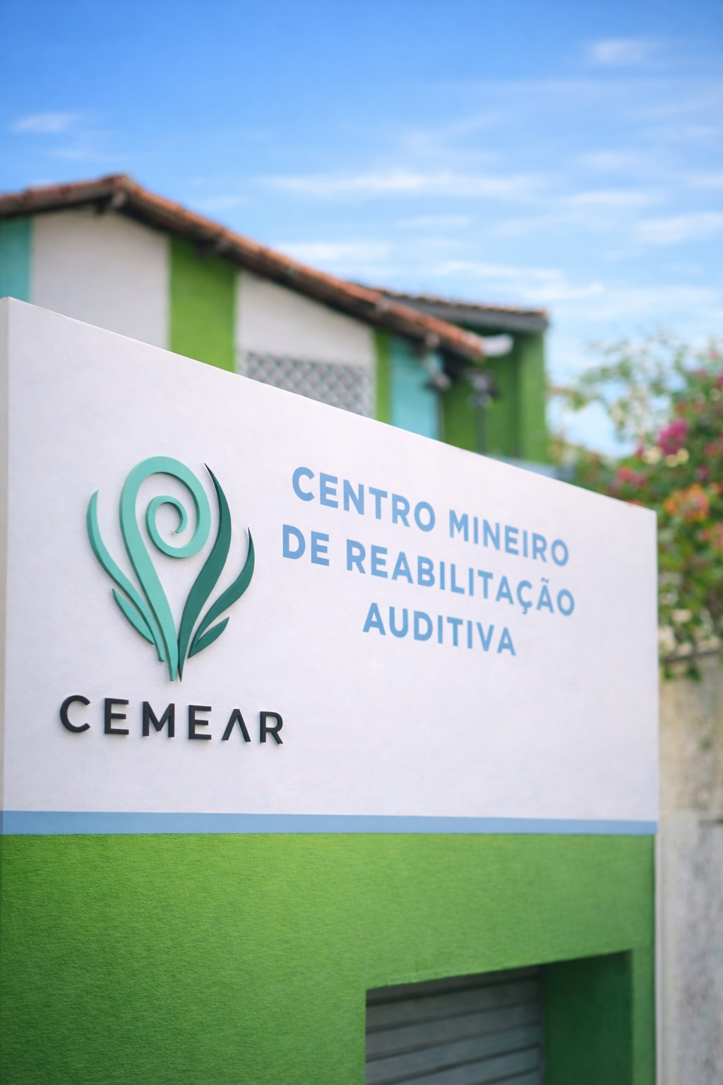 Fachada do CEMEAR — Centro Mineiro de Reabilitação Auditiva